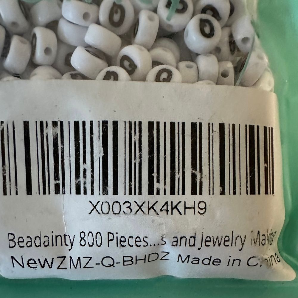 Beadainty Letter Q Beads DIY Jewelry Making Kit Bracelet‎ Craft Set 800 Pieces
